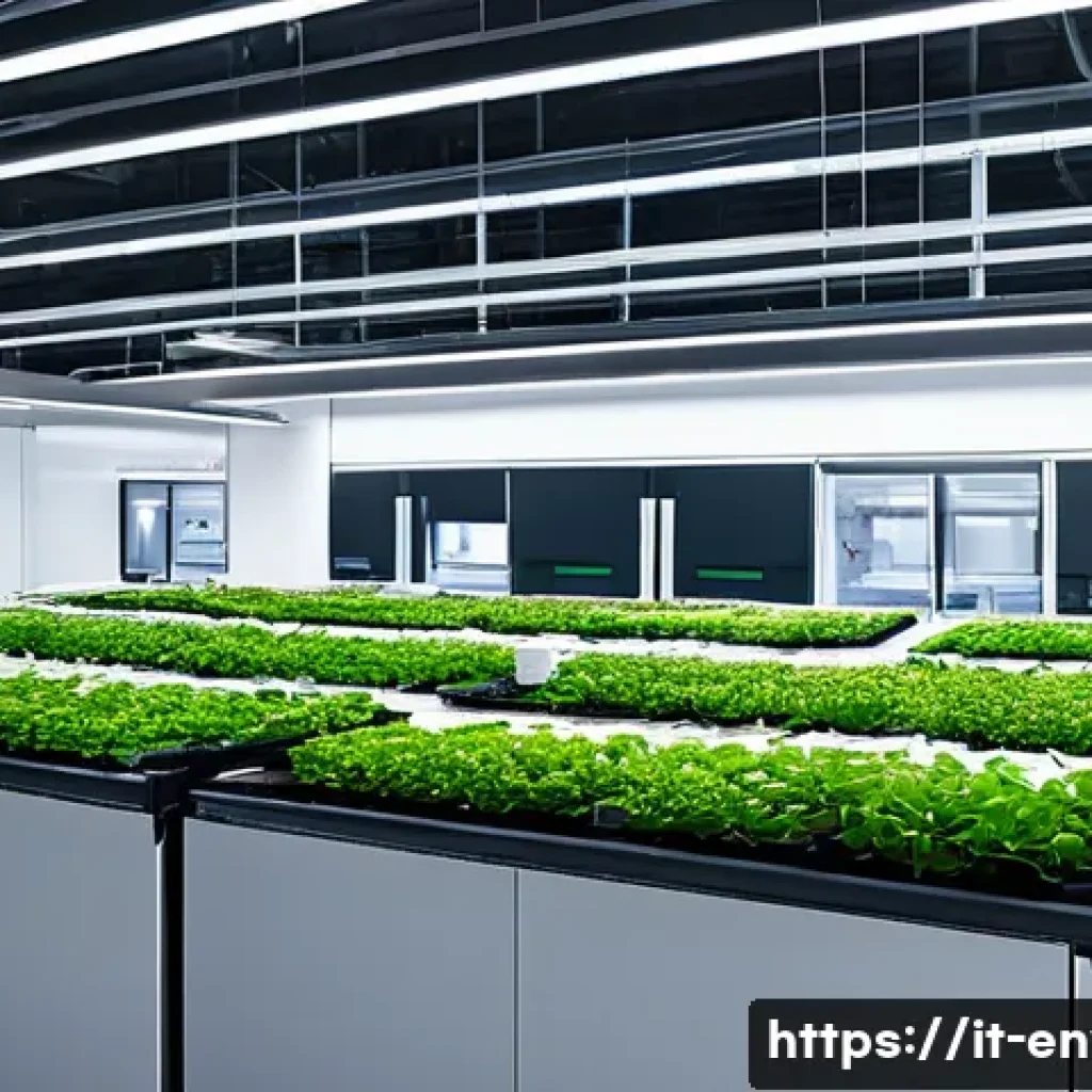 환경관리사와 지속 가능한 기업 사례 - A modern Italian manufacturing company interior showcasing advanced environmental technologies: brig...